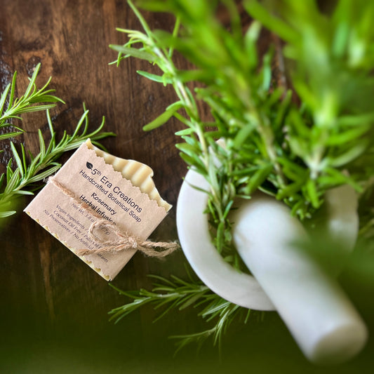 Rosemary Infused Botanical Soap, Fragrance Free