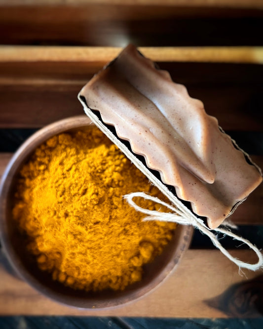 Turmeric Infused Botanical Soap, Fragrance Free